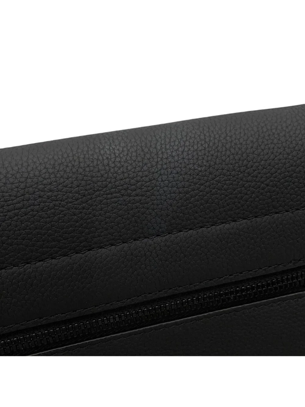 Louis Vuitton Shoulder Bag Gray Leather Takeoff Messenger Black